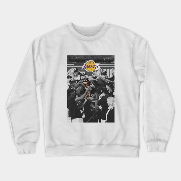 2020 NBA Champion - Lakers Crewneck Sweatshirt by jomsdesign